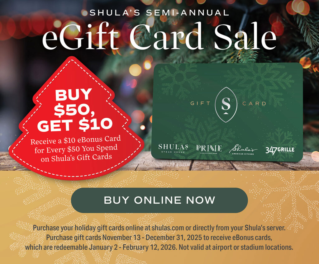 Shulas eGift card sale - buy online now